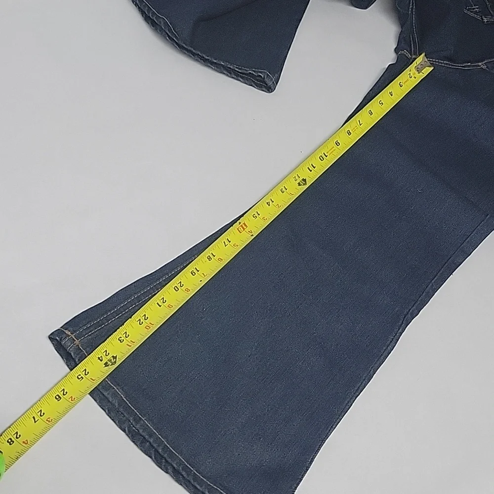 Girls B'gosh Boot Cut Jeans, Size 12P(31 x  25) Dark Wash, Adjustable Waist